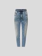 Diesel Slim Fit Jeans mit Tunnelzug in Jeansblau Melange, Größe 25