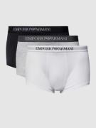 Emporio Armani Trunks mit Logo-Bund im 3er-Pack in Weiss, Größe L