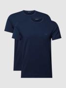 Emporio Armani T-Shirt mit Logo-Print im 2er-Pack in Dunkelblau, Größe...