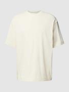 Emporio Armani Oversized T-Shirt im unifarbenen Design in Offwhite, Gr...