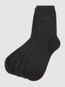 Esprit Socken im 5er-Pack in Anthrazit, Größe 36/41