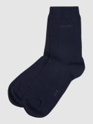 Esprit Socken mit Stretch-Anteil im 2er-Pack in Marine, Größe 35/38