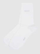 Esprit Socken mit Label-Stitching im 2er-Pack in Weiss, Größe 35/38