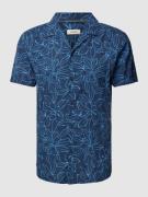 Esprit Freizeithemd mit floralem Print in Marine, Größe XL