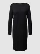 Esprit Knielanges Kleid mit U-Ausschnitt in Black, Größe S