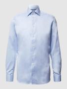 Eton Slim Fit Business-Hemd aus Twill in Bleu, Größe 38