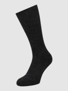 Falke Socken aus Merinowollmischung Modell 'Walkie' in Anthrazit Melan...