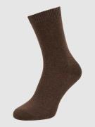 Falke Socken mit Kaschmir-Anteil Modell Cosy Wool in Mittelbraun, Größ...