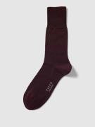 Falke Socken mit Woll-Anteil Modell 'ClimaWool' in Bordeaux, Größe 39/...