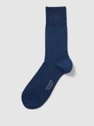 Falke Socken mit Woll-Anteil Modell 'ClimaWool' in Blau, Größe 39/40