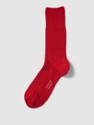 Falke Socken mit Woll-Anteil Modell 'ClimaWool' in Rot, Größe 41/42