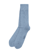 Falke Socken im 2er-Pack in Jeansblau Melange, Größe 39/42