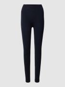 Falke Leggings in unifarbenem Design in Marine, Größe L