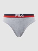 FILA String mit Stretch-Anteil in Mittelgrau, Größe M