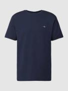 Gant Regular Fit T-Shirt mit Label-Stitching Modell 'SHIELD' in Marine...