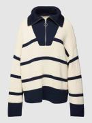 Gant Strickpullover mit Troyer-Kragen Modell 'BRETON' in Ecru, Größe X...