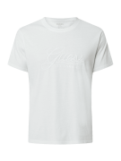 Guess T-Shirt mit Label-Stitching in Hellblau, Größe S