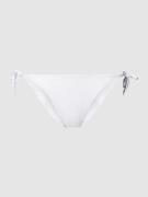 Guess Bikini-Hose mit Label-Detail in Weiss, Größe L