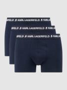 Karl Lagerfeld Slip mit Stretch-Anteil im 3er-Pack in Marine, Größe XS