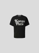 Kenzo T-Shirt aus reiner Baumwolle in Black, Größe S