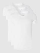 Lacoste T-Shirt aus Baumwolle im 3er-Pack in Weiss, Größe M