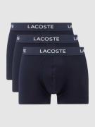 Lacoste Trunks mit Label-Details im 3er-Pack in Dunkelblau, Größe S