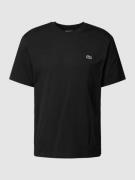 Lacoste T-Shirt mit Logo-Detail Modell 'BASIC ON' in Black, Größe S