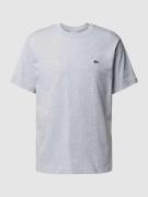 Lacoste T-Shirt mit Logo-Detail Modell 'BASIC ON' in Hellgrau Melange,...
