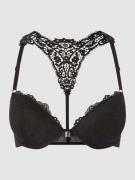 LASCANA Push-up-BH aus Spitze in Black, Größe 70/A