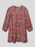 Mango Kleid mit floralem Allover-Print Modell 'marga' in Rot, Größe 12...
