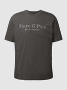 Marc O'Polo T-Shirt mit Statement- und Label-Print in Anthrazit, Größe...