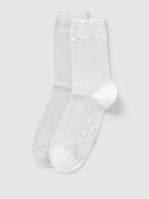 Marc O'Polo Socken mit Label-Detail im 2er-Pack Modell 'MARTHA' in Hel...