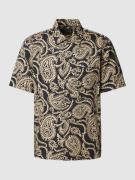 Marc O'Polo Freizeithemd mit Paisley-Dessin Modell 'Camp' in Black, Gr...