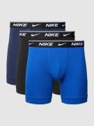 Nike Trunks mit elastischem Logo-Bund in Blau, Größe XS