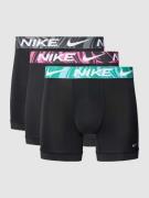 Nike Trunks mit Label-Print im 3er-Pack in Black, Größe M