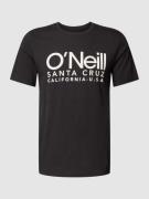ONeill T-Shirt mit Logo-Print Modell 'CALI' in Black, Größe M