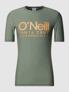 ONeill T-Shirt mit Label-Print Modell 'CALI' in Oliv, Größe L