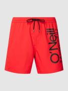 ONeill Badehose mit Label-Print Modell 'Original Cali' in Rot, Größe S