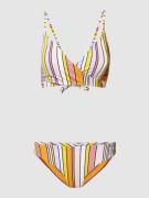 ONeill Bikini-Set mit Allover-Muster Modell 'MAOI' in Orange, Größe 42