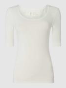 OPUS T-Shirt mit 1/2-Arm Modell 'Daily' in Offwhite, Größe 36