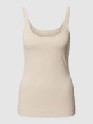 OPUS Tanktop Steppnähten Modell 'DAILY' in Beige, Größe 38