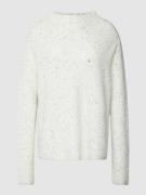 OPUS Strickpullover mit Seitenschlitzen Modell 'Pesolo' in Offwhite, G...