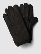 Polo Ralph Lauren Handschuhe aus Leder in Black, Größe M