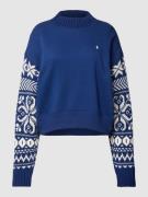 Polo Ralph Lauren Oversized Sweatshirt mit Stehkragen in Dunkelblau, G...