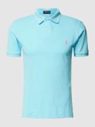 Polo Ralph Lauren Poloshirt mit Logo-Stitching Modell 'BASIC' in Tuerk...