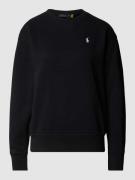 Polo Ralph Lauren Sweatshirt mit Label-Stitching in Black, Größe S