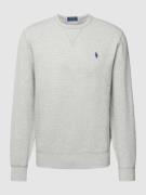 Polo Ralph Lauren Sweatshirt mit Logo-Stitching und Regular Fit in Hel...
