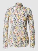 Polo Ralph Lauren Hemdbluse mit floralem Muster in Weiss, Größe XS