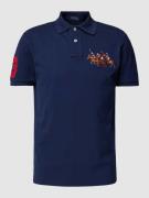 Polo Ralph Lauren Custom Slim Fit Poloshirt mit Motiv-Stitching in Mar...