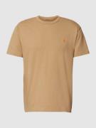 Polo Ralph Lauren Classic Fit T-Shirt mit Label-Stitching in Khaki, Gr...